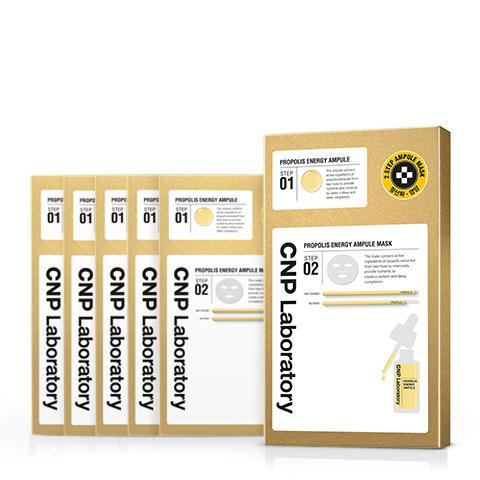 [CNP Laboratory] 2-Step Propolis Energy Active Ampule Mask (5 Sheets)