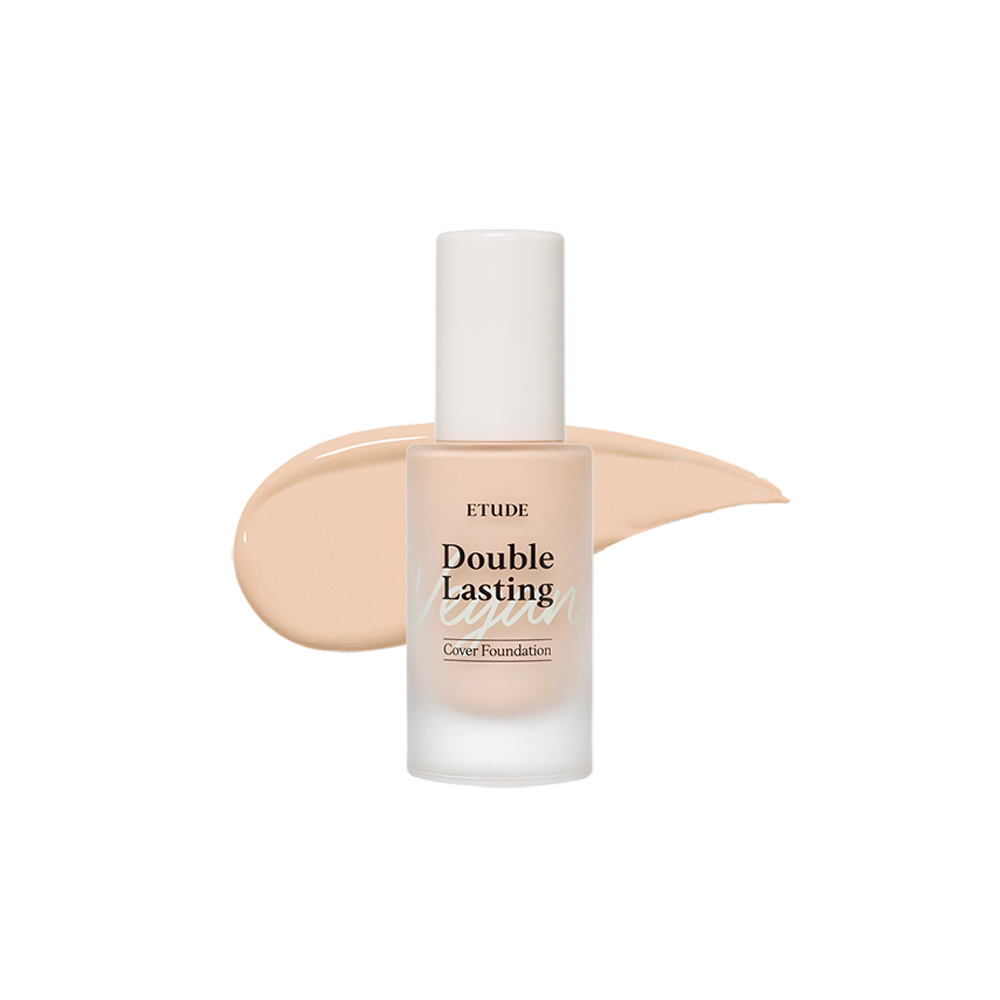 [Etudehouse] Double Lasting Vegan Cover Foundation 30g -No.21N1 Neutral Beige