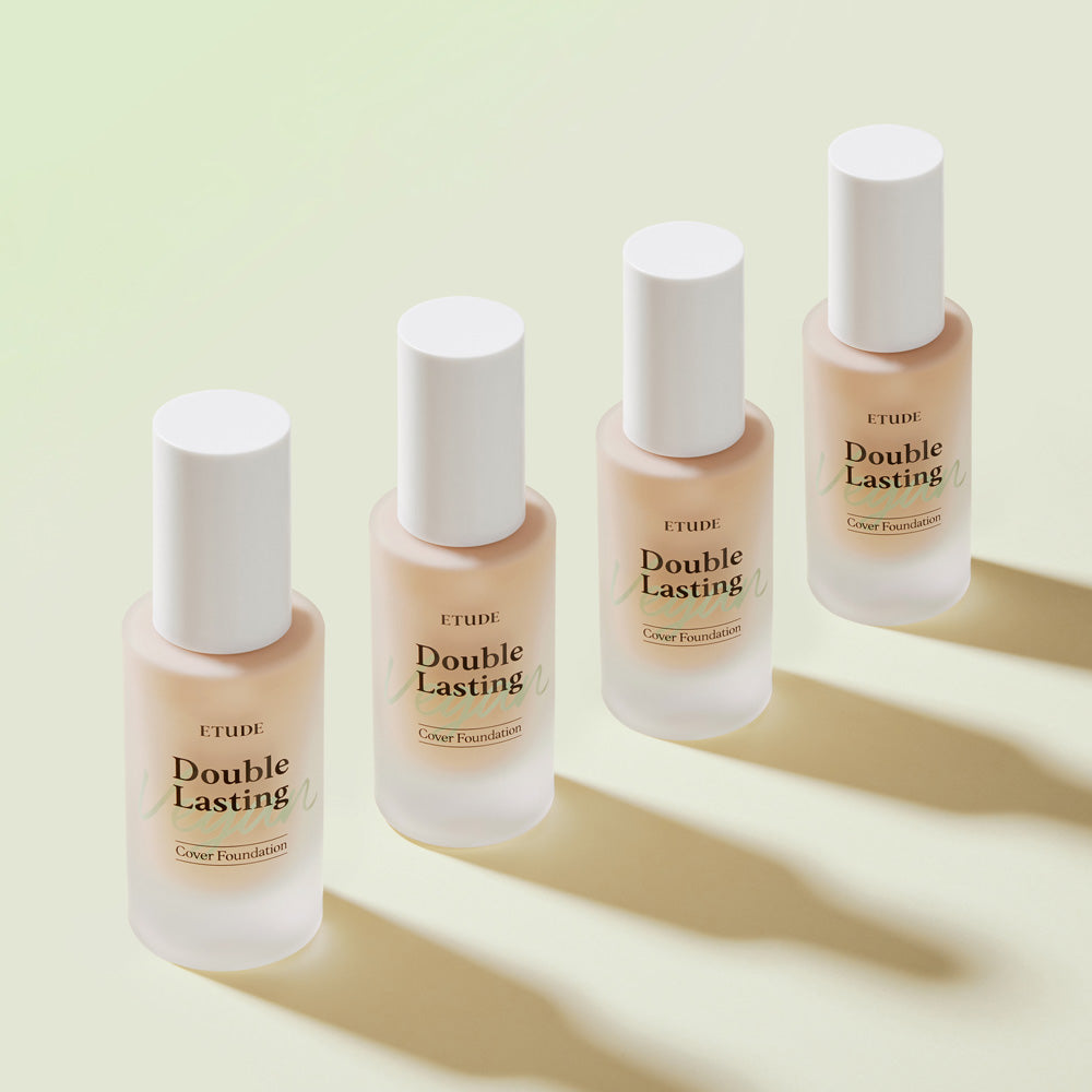 [Etudehouse] Double Lasting Vegan Cover Foundation 30g -No.23N1 Sand