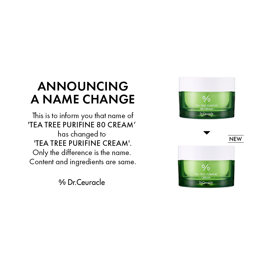 [Dr.Ceuracle] Tea Tree Purifine 80 Cream 50g