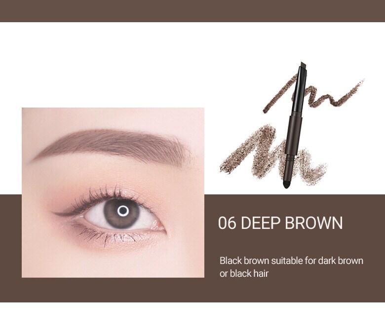 [WAKEMAKE] Powder Jet Dual Brow 0.75g - #05 Dark Brown