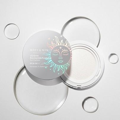 [Mary&May] Vegan Niacinamide Panthenol Sun Cushion SPF50+ PA++++ 25g