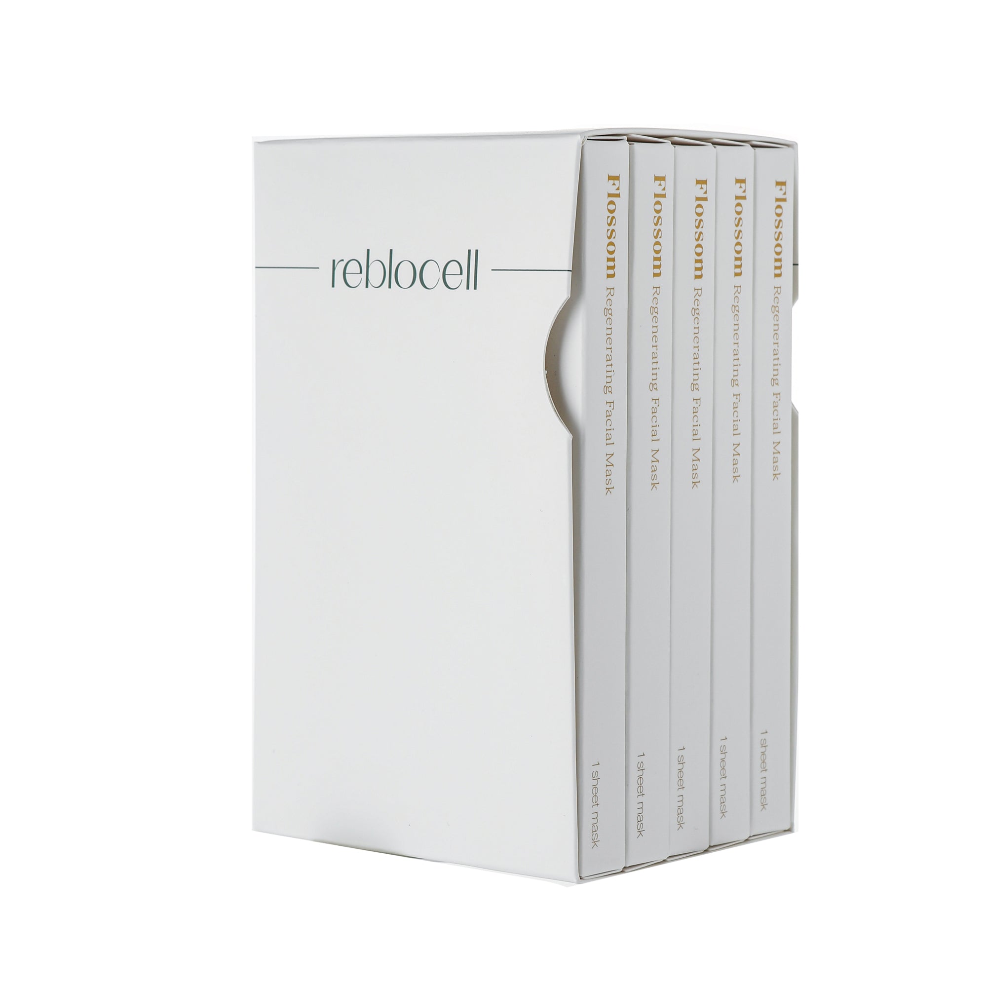 [REBLOCELL] Flossom Regenerating Facial Mask EGF 1ppm 5 Sheet