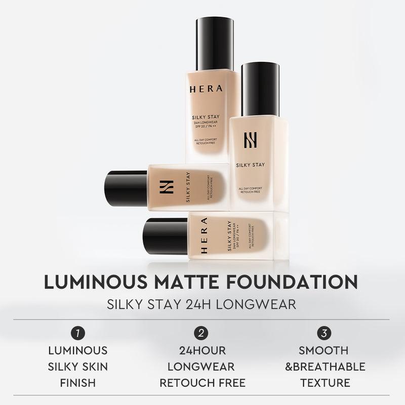 [Hera] Silky Stay Foundation 24h Longwear PA++ 30g - 13N1 PORCELAIN