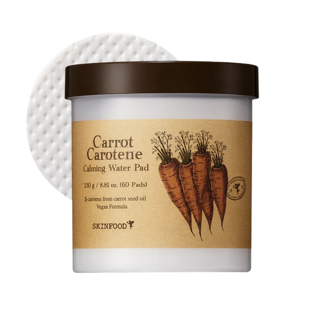 [Skinfood] Carrot Carotene Calming Water Pad 250g 60 sheets