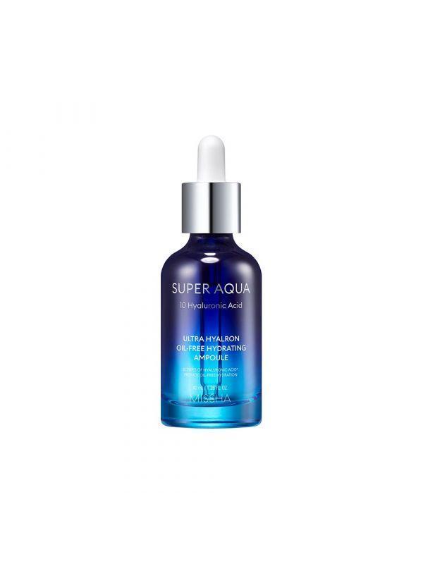 [Missha] Super Aqua Ultra Hyalron Oil-Free Hydrating Ampoule 40ml