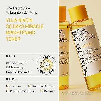 [SomeByMi] YUJA NIACIN 30 DAYS MIRACLE BRIGHTENING TONER 150ml