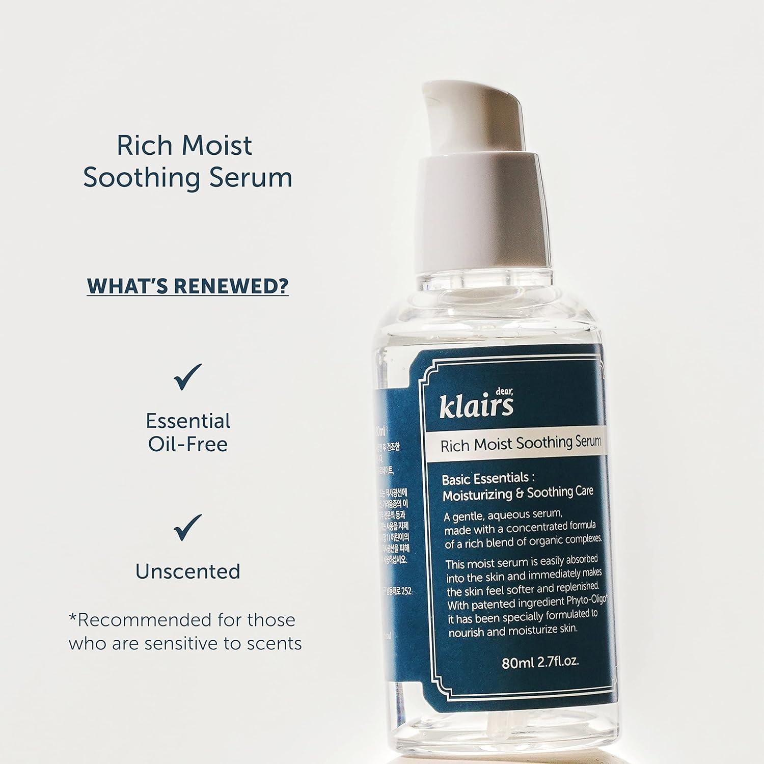 [Klairs] Rich Moist Soothing Serum 80ml