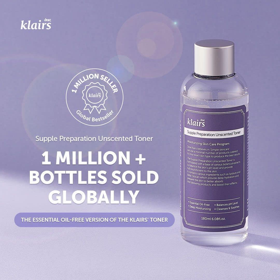 [Klairs] Supple Preparation Unscented Toner 180ml