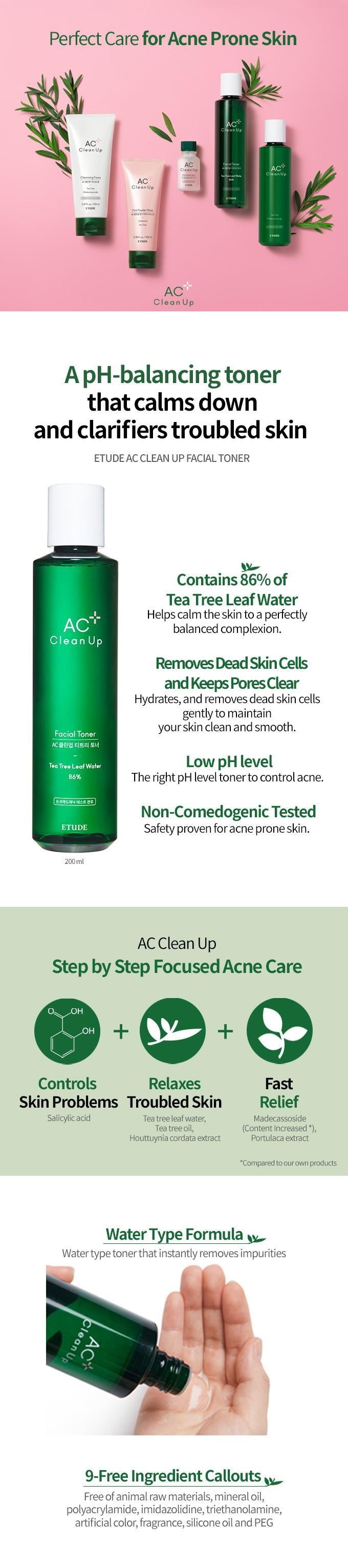 [EtudeHouse] AC Clean Up Facial Toner 200ml