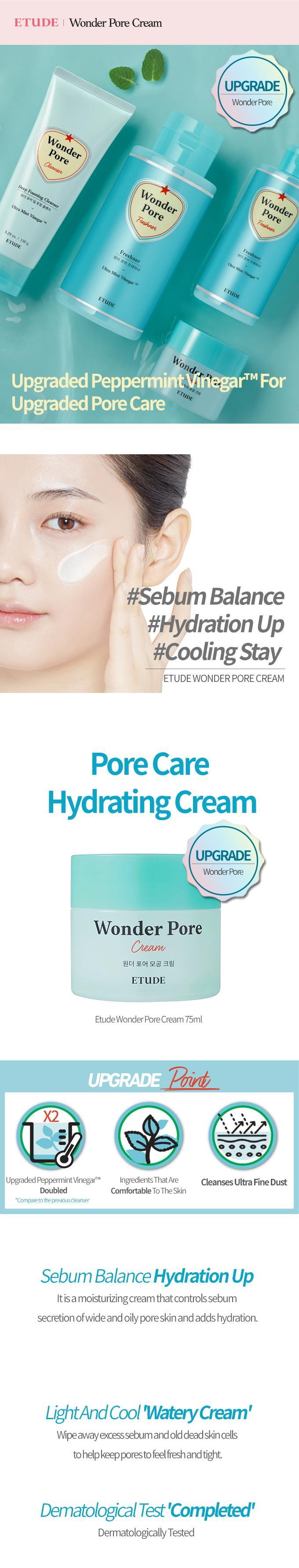 [EtudeHouse] Wonder Pore Cream 75ml