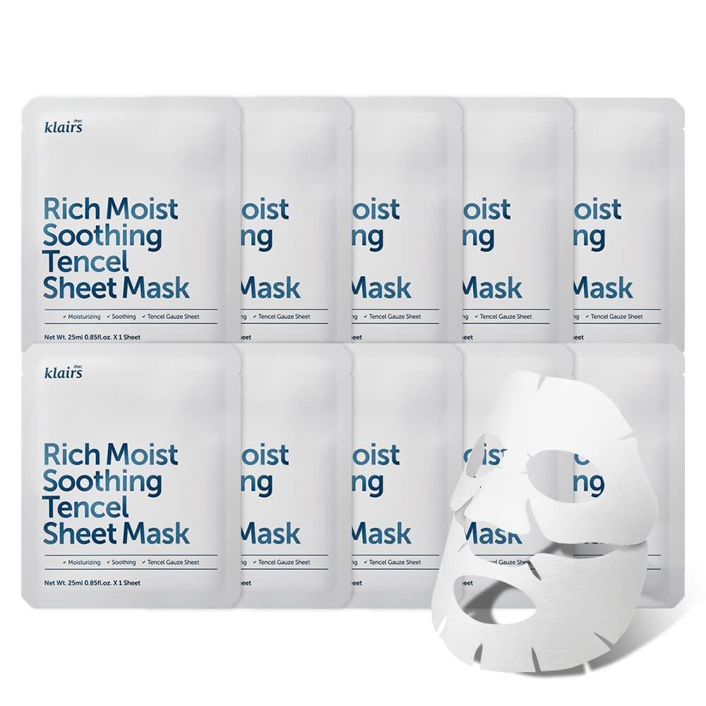 [Klairs] Rich Moist Soothing Tencel Sheet Mask 25ml x 10ea