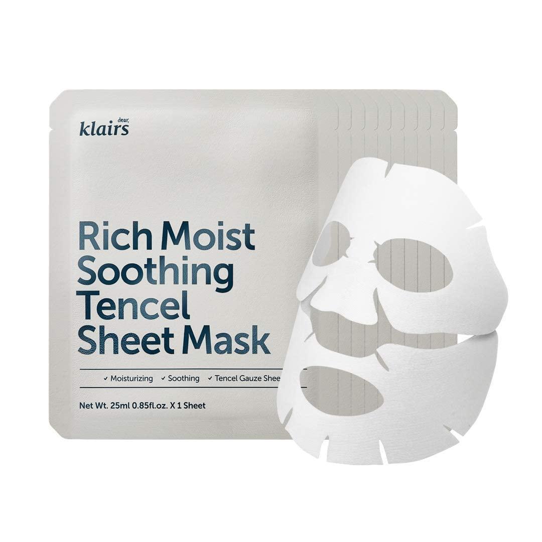 [Klairs] Rich Moist Soothing Tencel Sheet Mask 25ml x 10ea