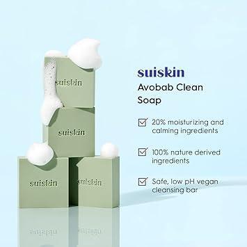 [SUISKIN] Avobab Clean Soap - 1ea