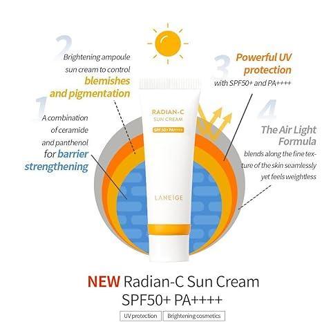 [Laneige] RADIAN-C SUNCREAM 50ml(SPF50+)