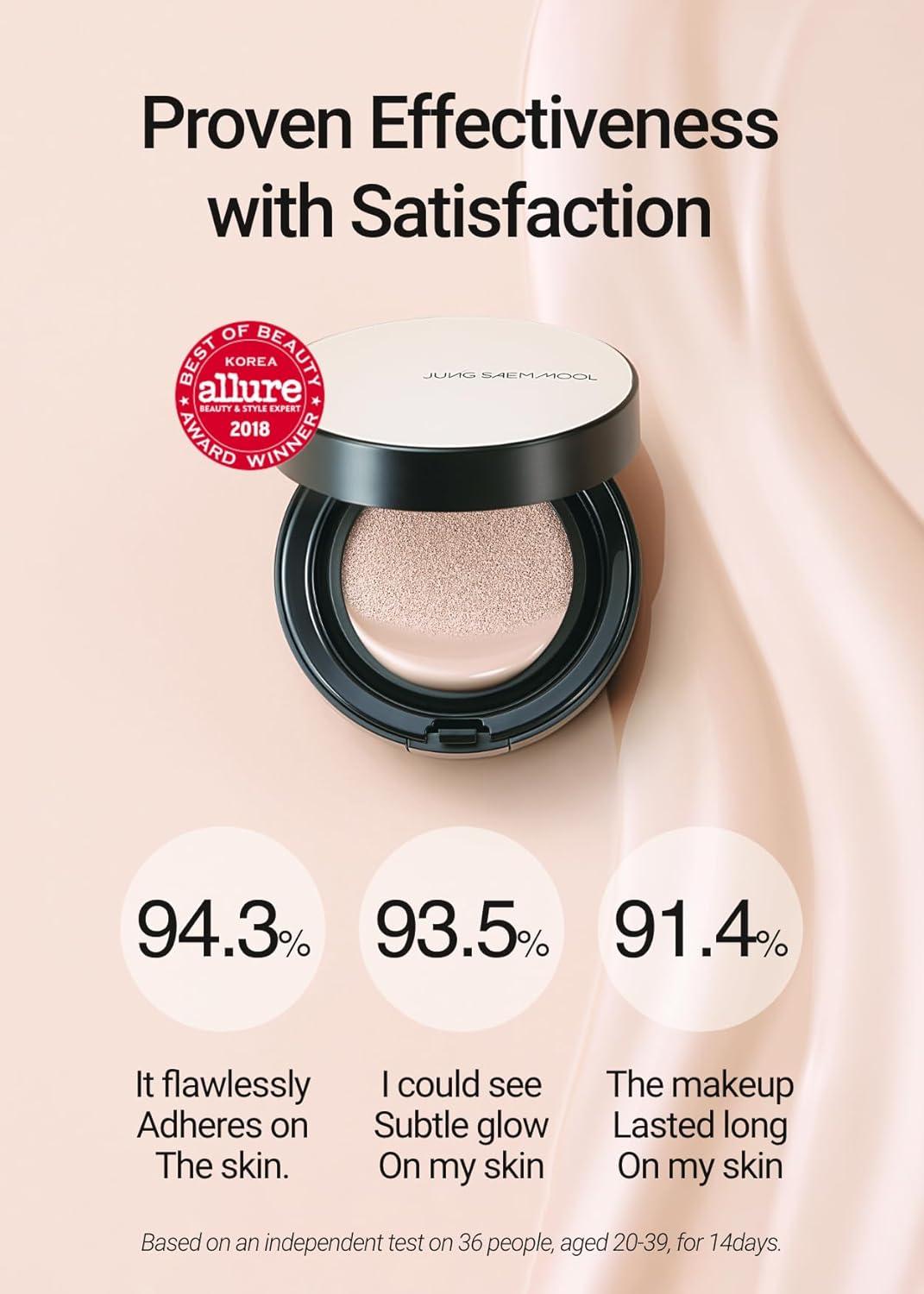 [Jung Saem Mool] Essential Skin Nuder Longwear Cushion Fair-Light